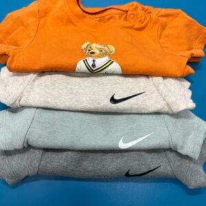 9Month One pieces includes 4. One is Ralph Lauren & the other 3 are Nike